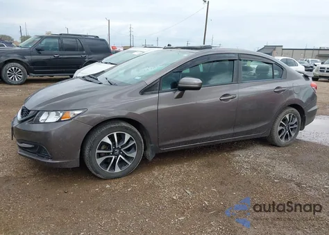 2014 Honda Civic Ex from USA, damaged, VIN 19XFB2F83EE005074